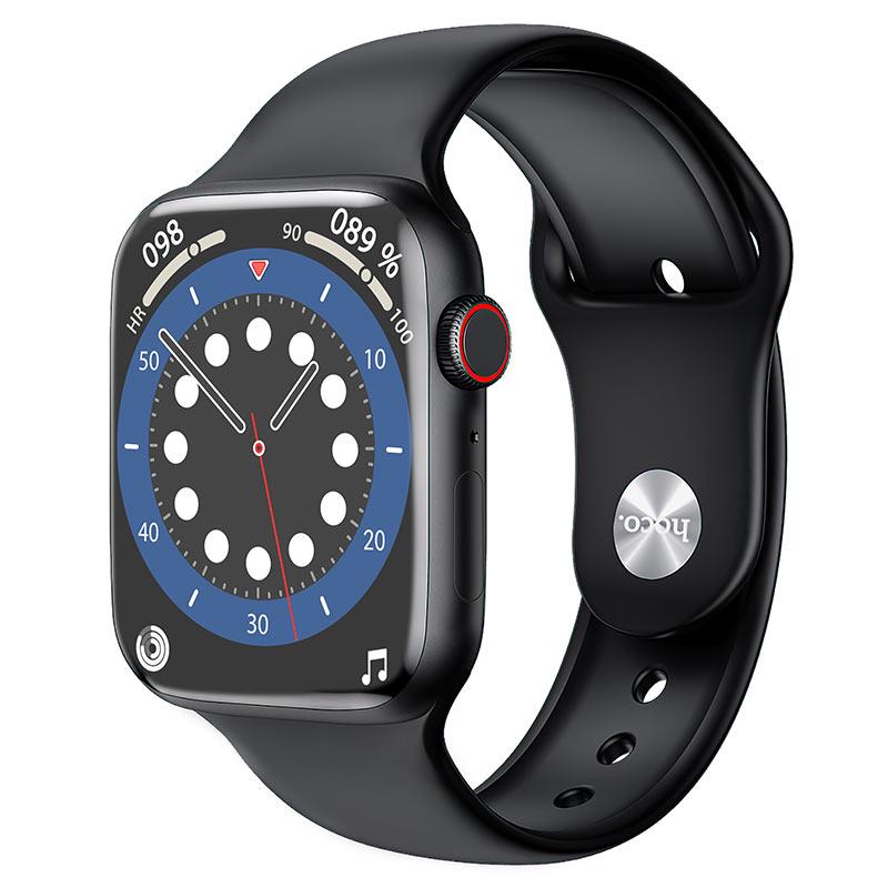Смарт-годинник Hoco Smart Watch Y5 Pro Bluetooth 1,85 дюймів IP67 підтримка дзвінків сенсорний екран Чорний