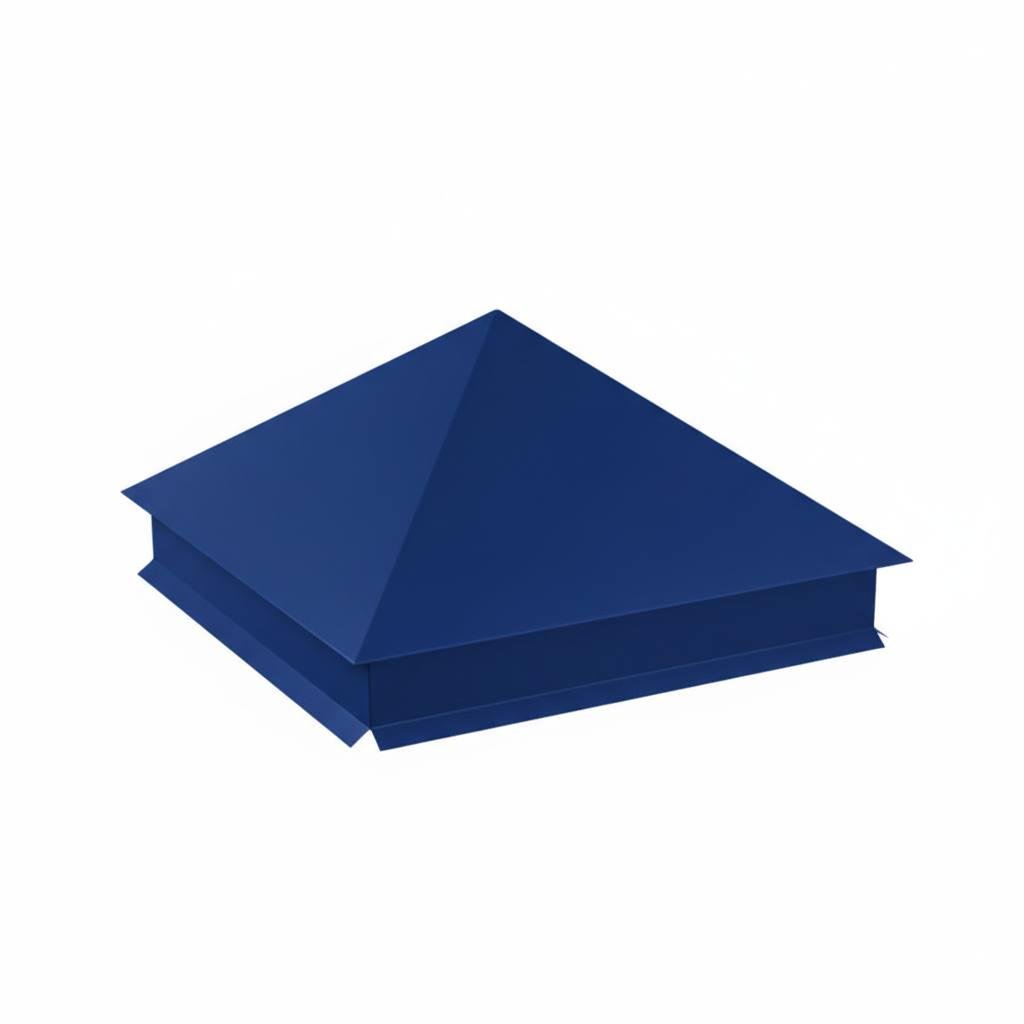 Колпак 520х520х100 мм Глянец 0,5 RAL5005