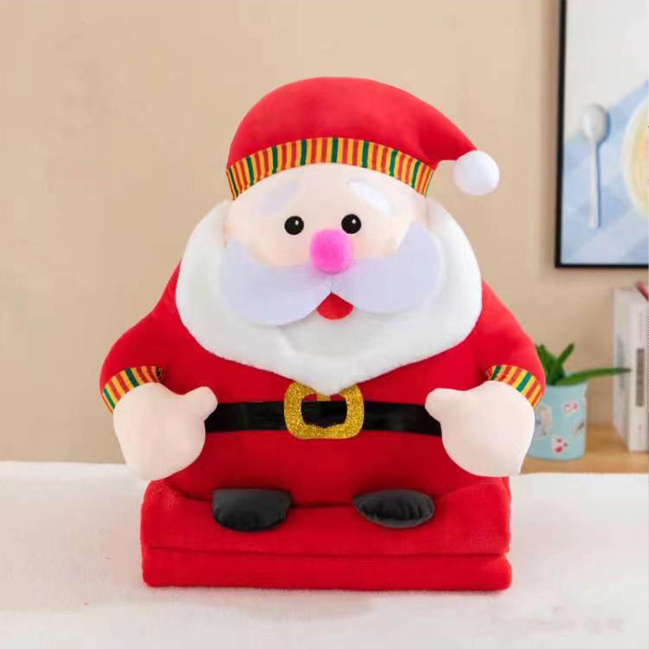 Плед-подушка Санта Клаус трансформер для детей и взрослых 3в1 Плед-подушка Санта Клаус трансформер для детей и взрослых 3в1