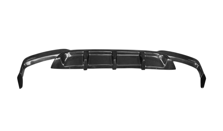 Диффузор заднего бампера DDCarbon V2 M-Sport для BMW 6 F12/F13/F06 2011-2018 натуральный карбон (136988)