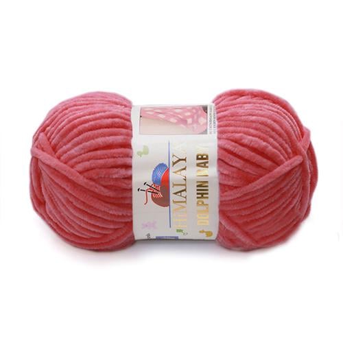 Пряжа велюровая Himalaya Dolphin Baby 80332 коралловый (2438) Пряжа велюровая Himalaya Dolphin Baby 80332 коралловый (2438)