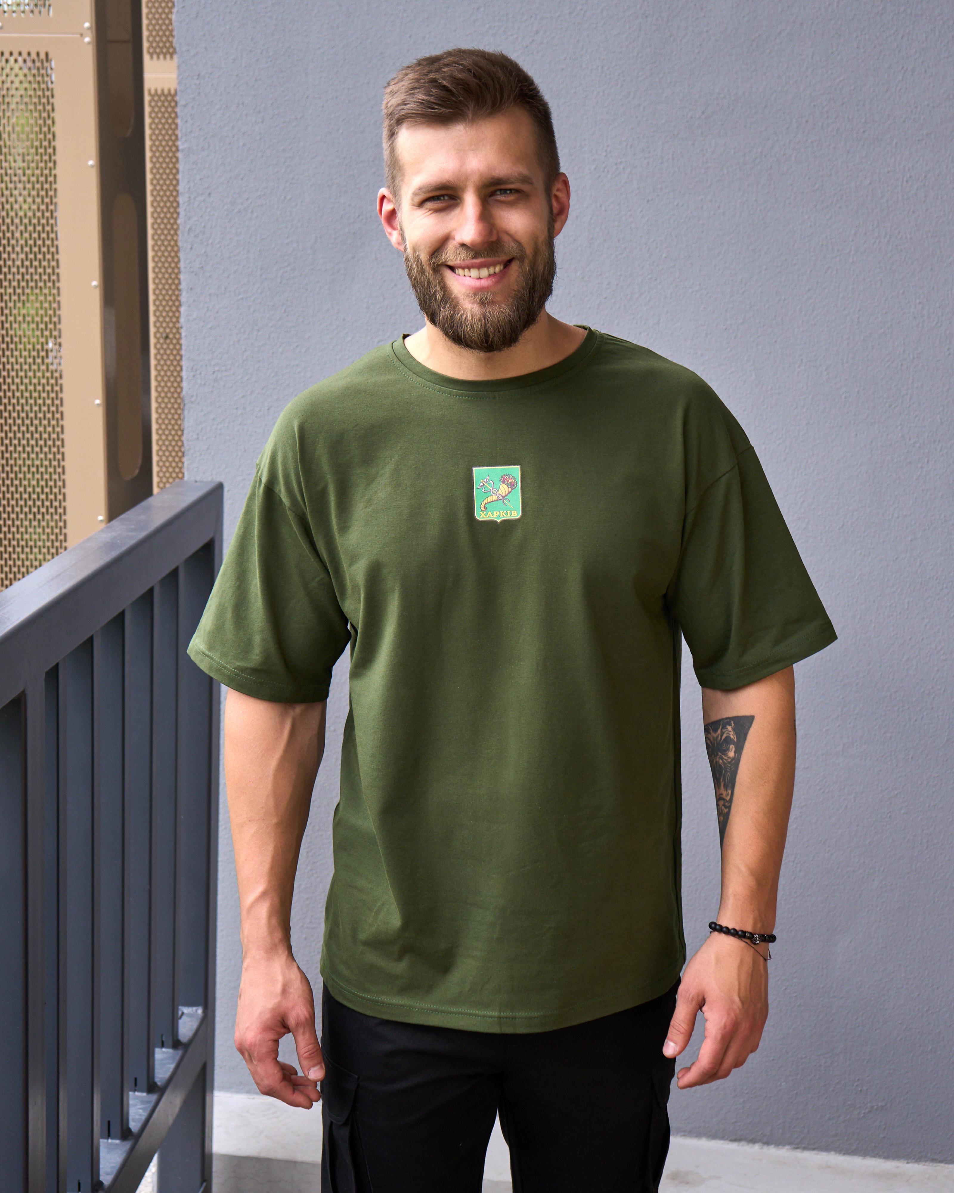 Футболка Red and Dog Oversize Харків XL Khaki