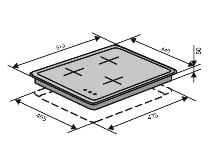Варильна поверхня Ventolux HG430-B3 S AN - фото 2 Варильна поверхня Ventolux HG430-B3 S AN - фото 2
