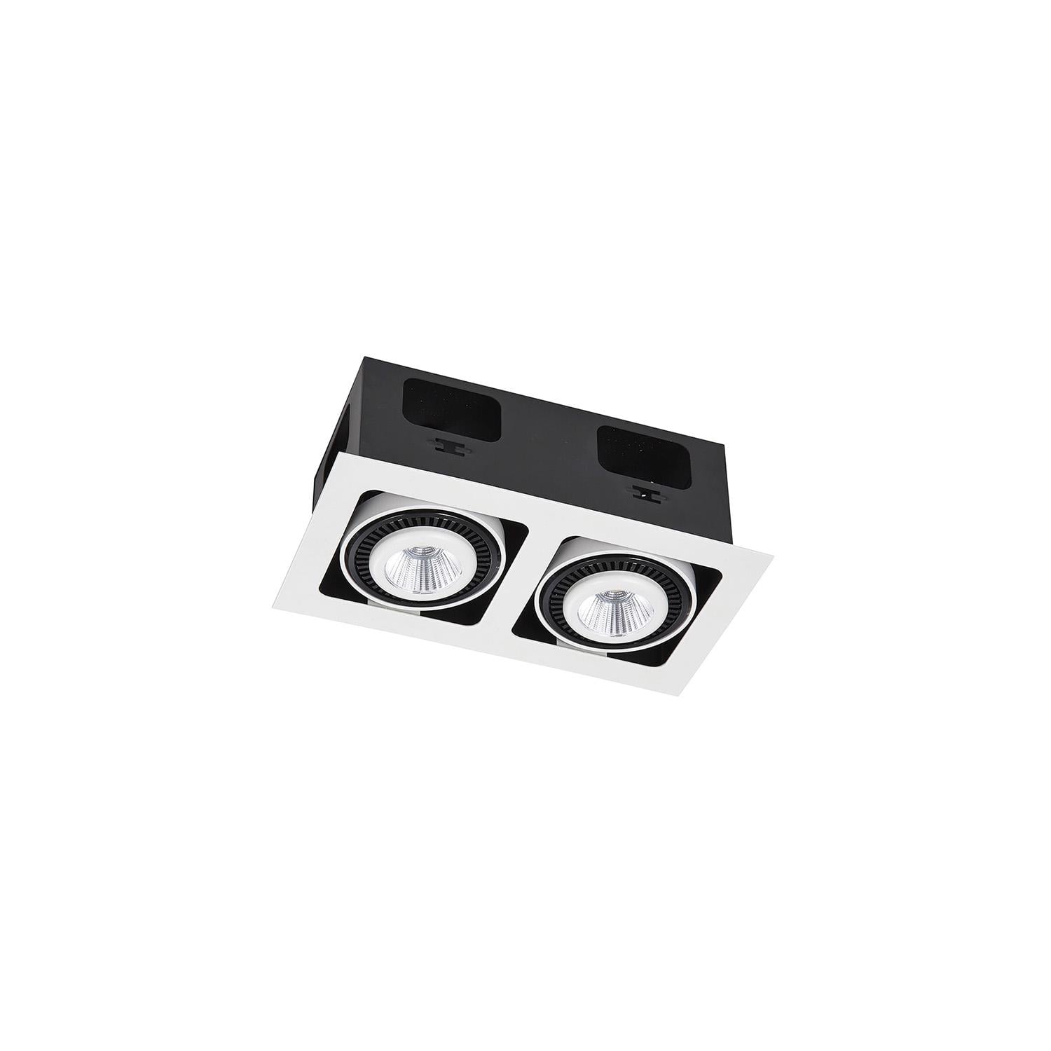Светильник точечный RGL7115-2 2x12 W WH+BK 4000K (9318838)