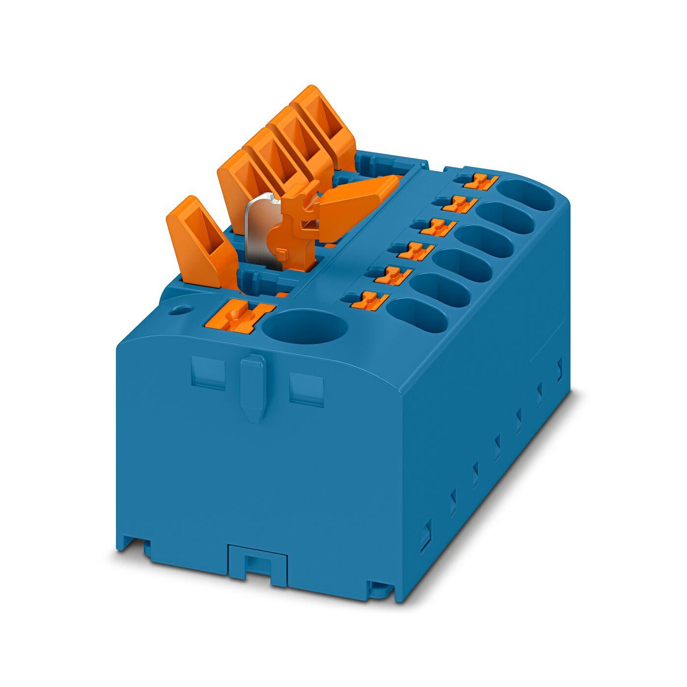 Розподільний блок Phoenix Contact PTFIX 6/6X2,5-MTL BU 400В 20A Push-in Cиній (1487215)