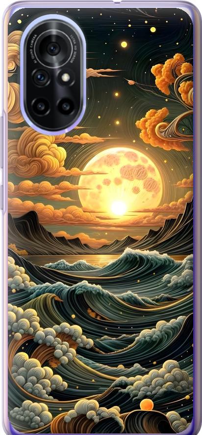 Чехол на Huawei Nova 8 Арт волны (6332u-2245-42517)