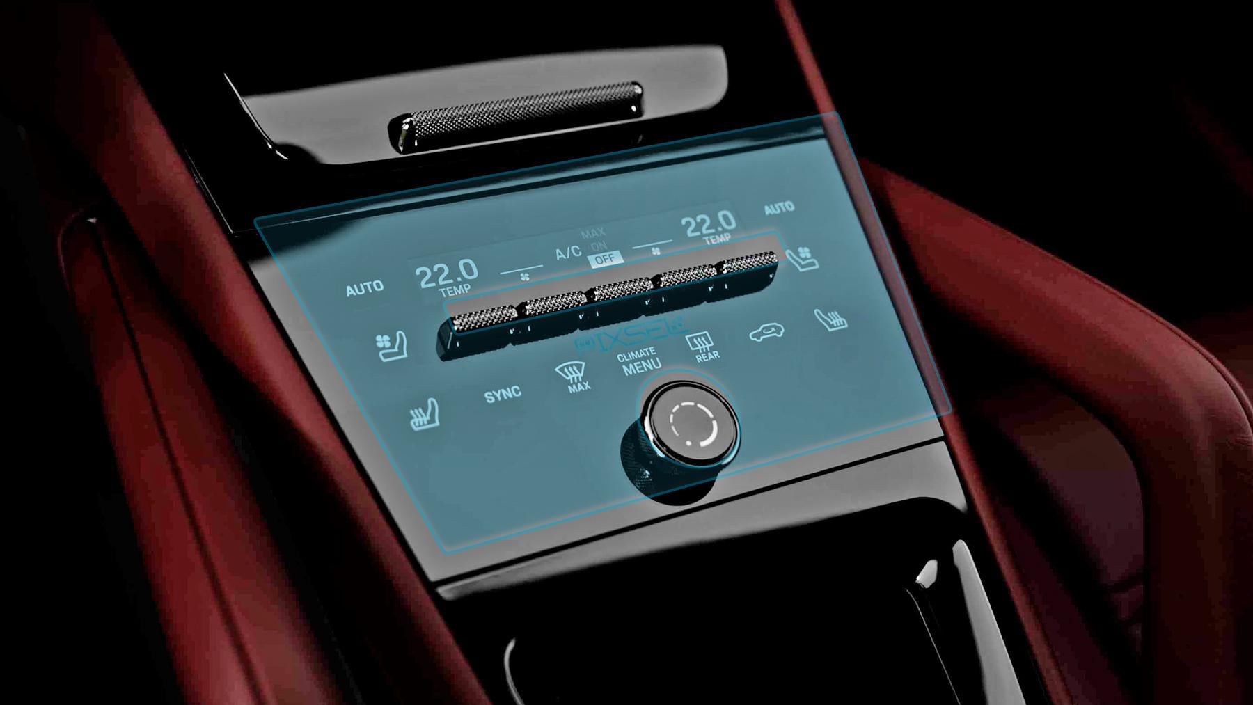 Скло захисне Pixsel гібридне глянець на клімат Porsche Cayenne 8,8“ 2023