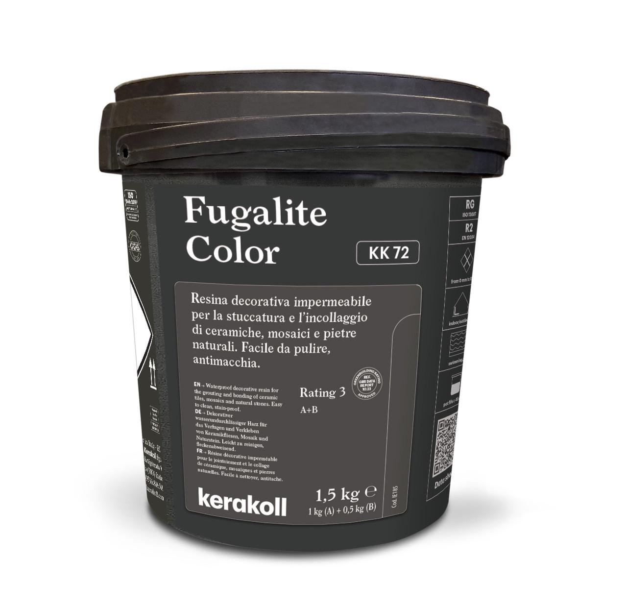 Затирка епоксидна Kerakoll Fugalite Color 1,5 кг  Чорний (KK72)