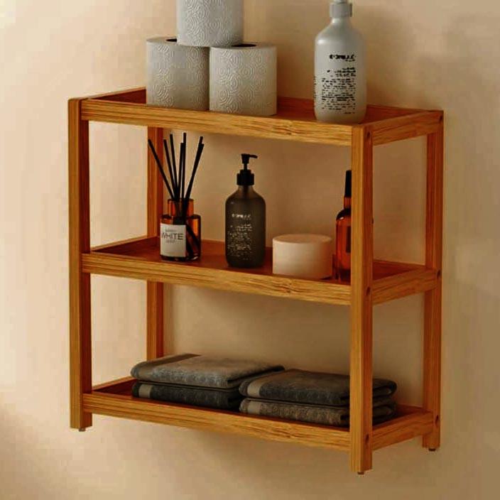 Полка для ванной настольная из дерева Маплан Охра (ВНО-003904) Полка для ванной настольная из дерева Маплан Охра (ВНО-003904)