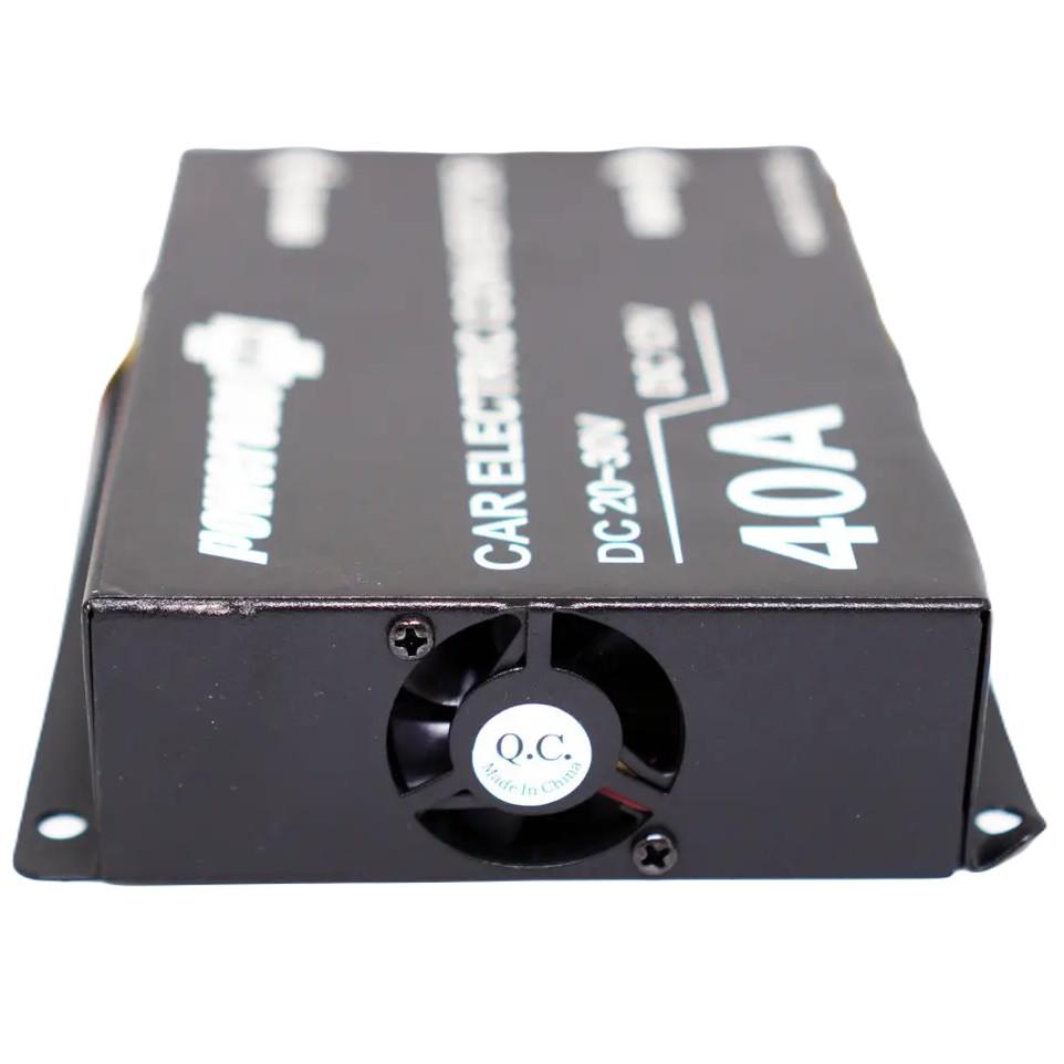 Перетворювач напруги автомобільний PowerOne 24 В 12 В 40 A Black (3_06398) - фото 5 Перетворювач напруги автомобільний PowerOne 24 В 12 В 40 A Black (3_06398) - фото 5