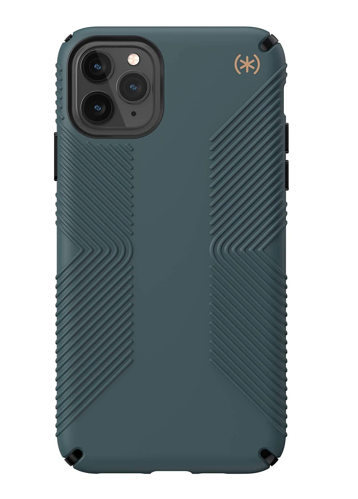 Чехол противоударный с антимикробным покрытием Speck Presidio2 Grip для Iphone 11 Pro Max (6.5") Green Чехол противоударный с антимикробным покрытием Speck Presidio2 Grip для Iphone 11 Pro Max (6.5") Green