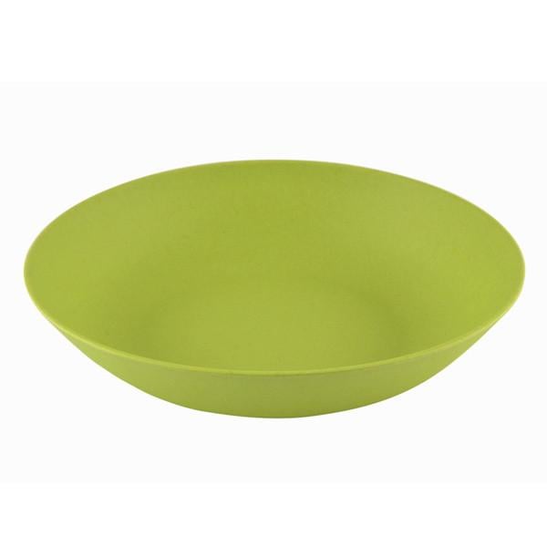 Тарелка глубокая Fissman 22x4,4 см из бамбукового волокна Зелена (TW-8982.22) - фото 1 Тарелка глубокая Fissman 22x4,4 см из бамбукового волокна Зелена (TW-8982.22) - фото 1