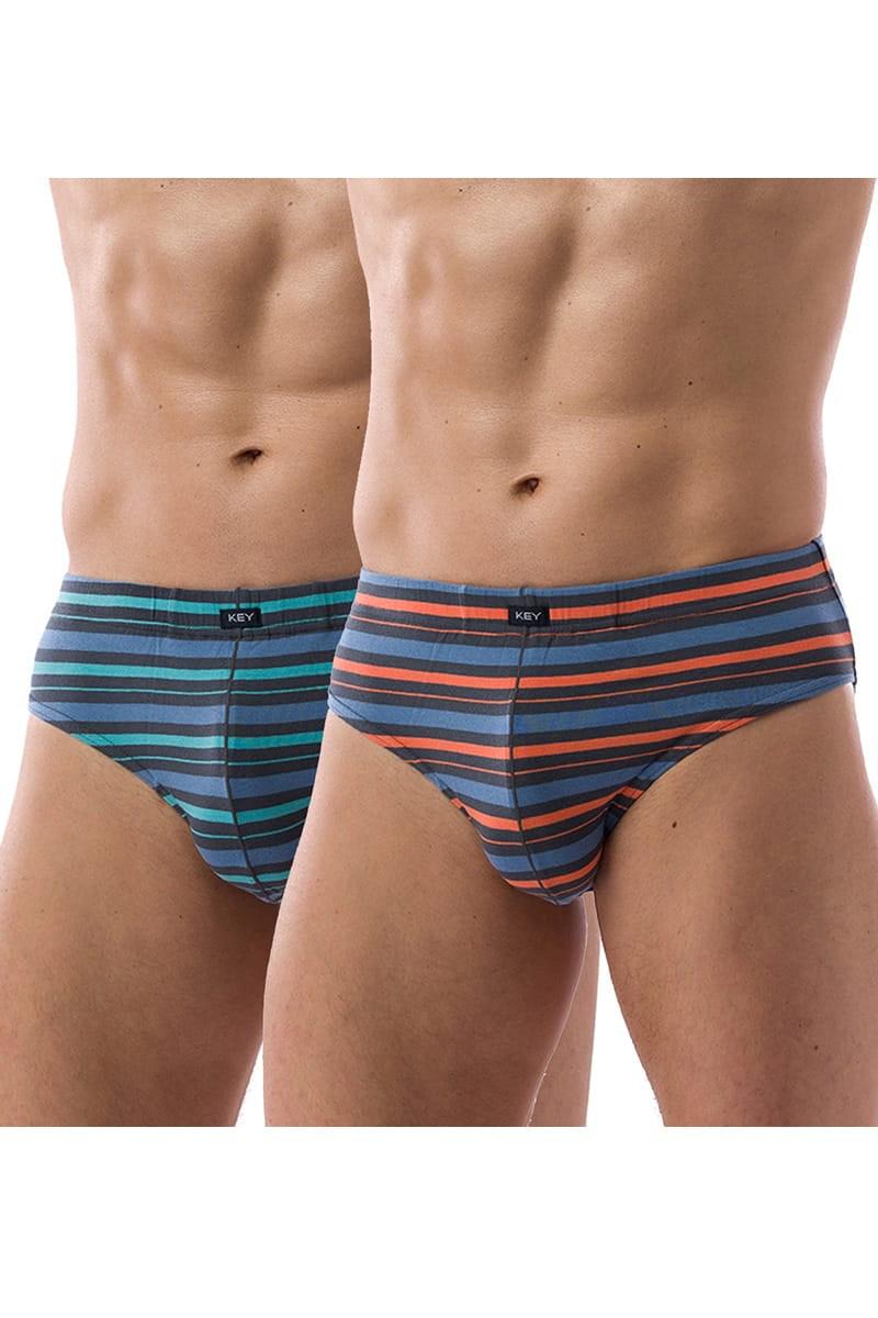 Труси сліп Key р. 48/M Синій (74007)