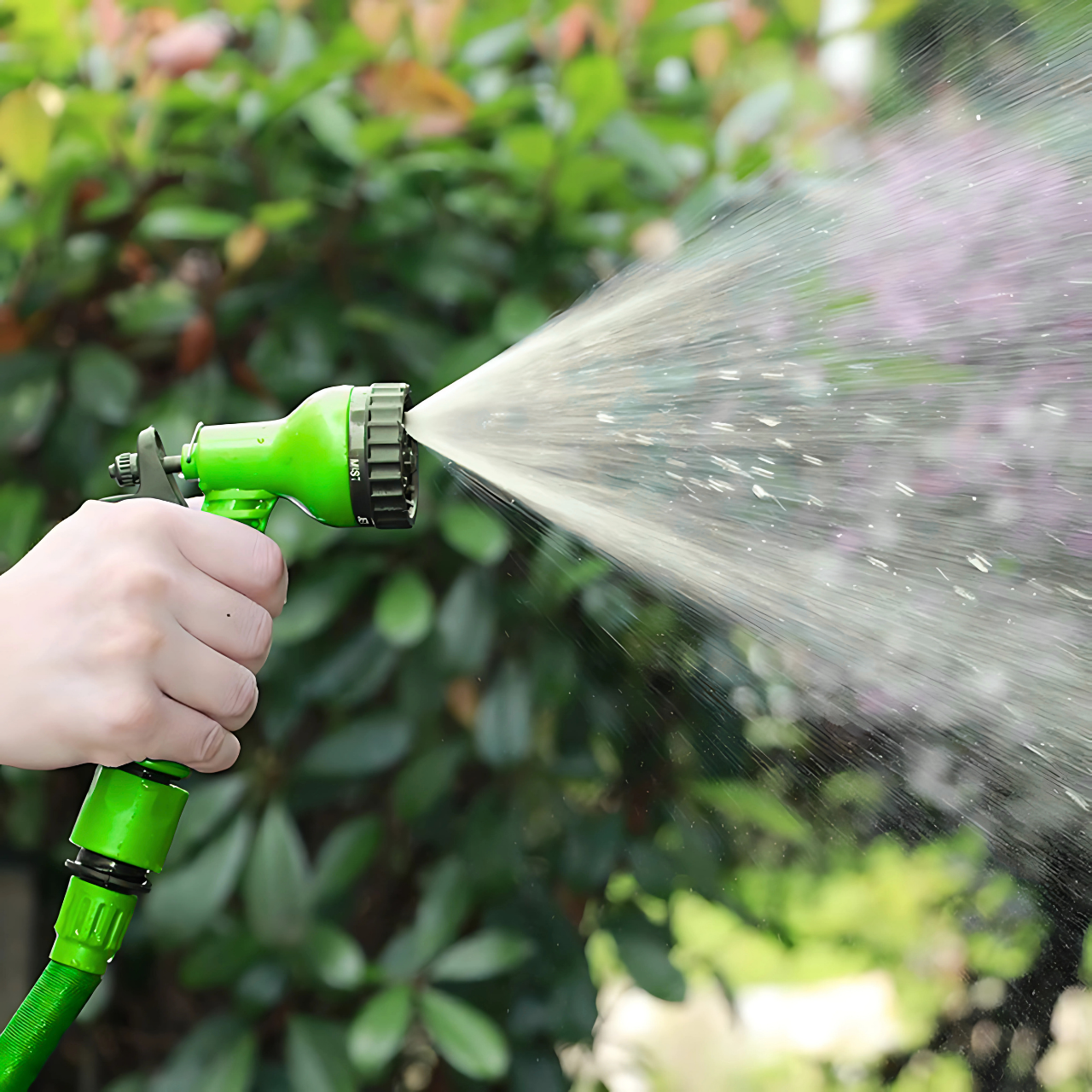Шланг поливальний з пістолетом садовий що розтягується 59 м Зелений (1000305688) - фото 8 Шланг поливальний з пістолетом садовий що розтягується 59 м Зелений (1000305688) - фото 8