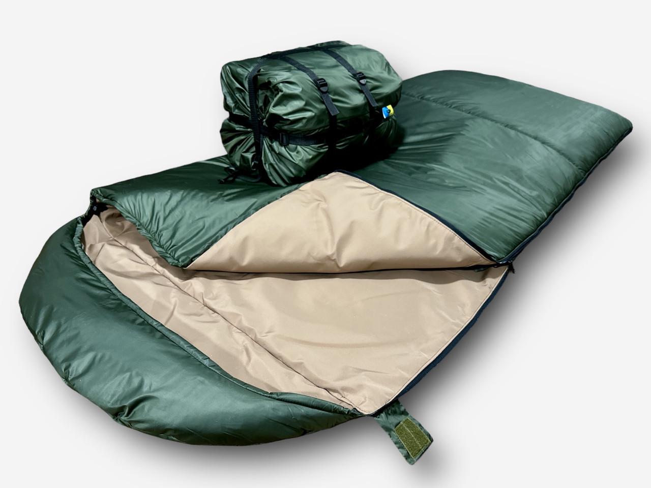 Спальний мішок демісезонний до -5°C Хакі (29452198) - фото 6 Спальний мішок демісезонний до -5°C Хакі (29452198) - фото 6