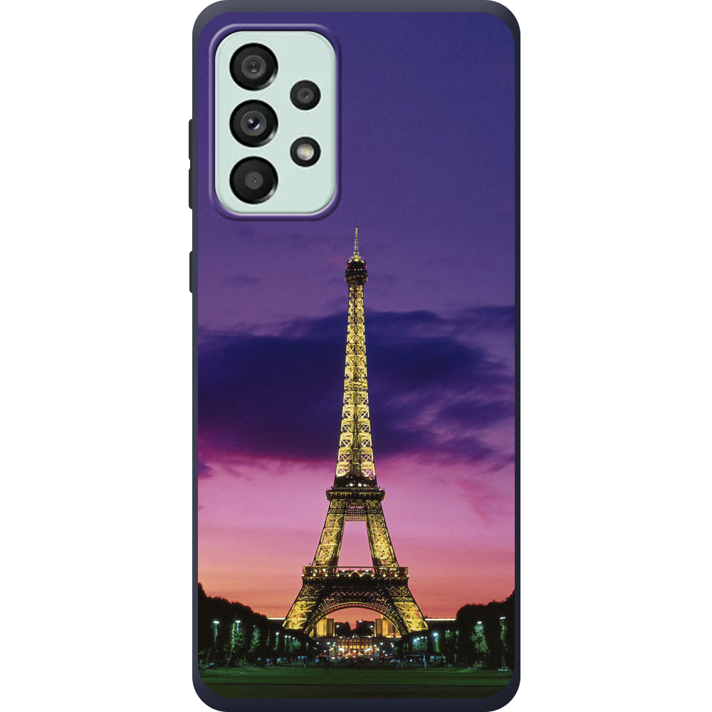 Чехол BoxFace Samsung Galaxy A53 5G (A536) Полночь в Париже Синий силикон (44112-up964-44171)