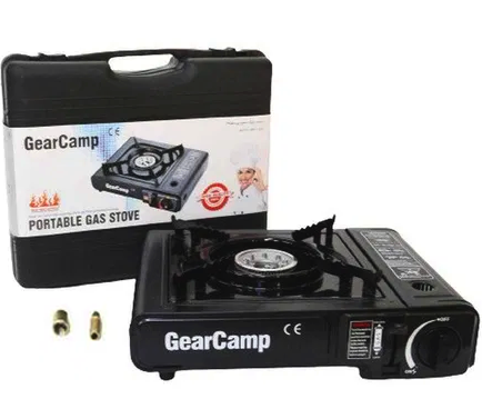 Плита газова Gear Camp BDZ-155-A портативна туристична з п'єзопідпалом - фото 2