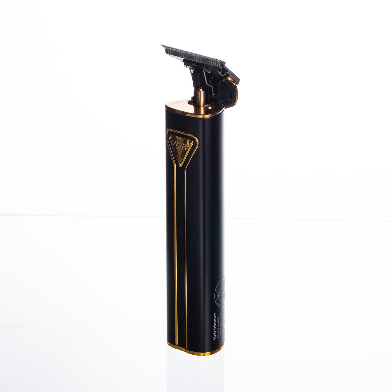 Триммер для стрижки волос VGR V-009 аккумуляторный 4 насадки Черный (7353) - фото 5