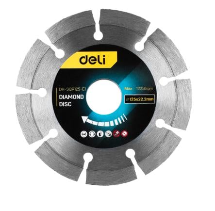 Диск алмазный отрезной Deli универсальный 125х22,2 мм (DH-SQP125-E1)