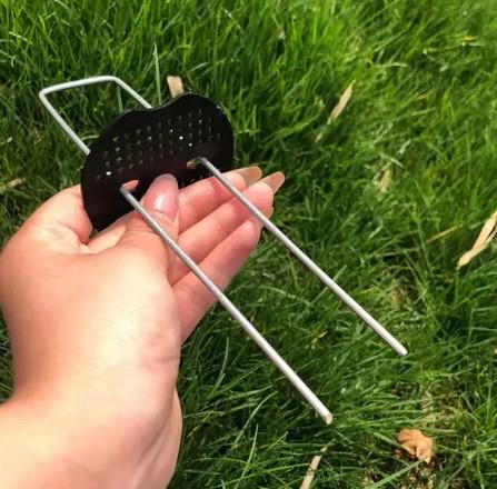 Скоби з підкладкою Profi для кріплення агроволокна та агротканини 100 шт. (2544117896) - фото 2