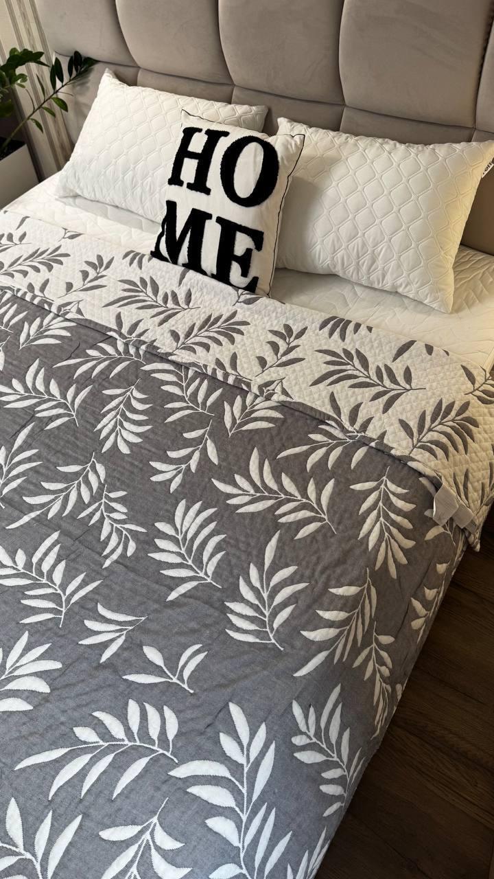 Покрывало хлопковое 200х230 см Серый (Д-muslin25-007-04) - фото 5 Покрывало хлопковое 200х230 см Серый (Д-muslin25-007-04) - фото 5