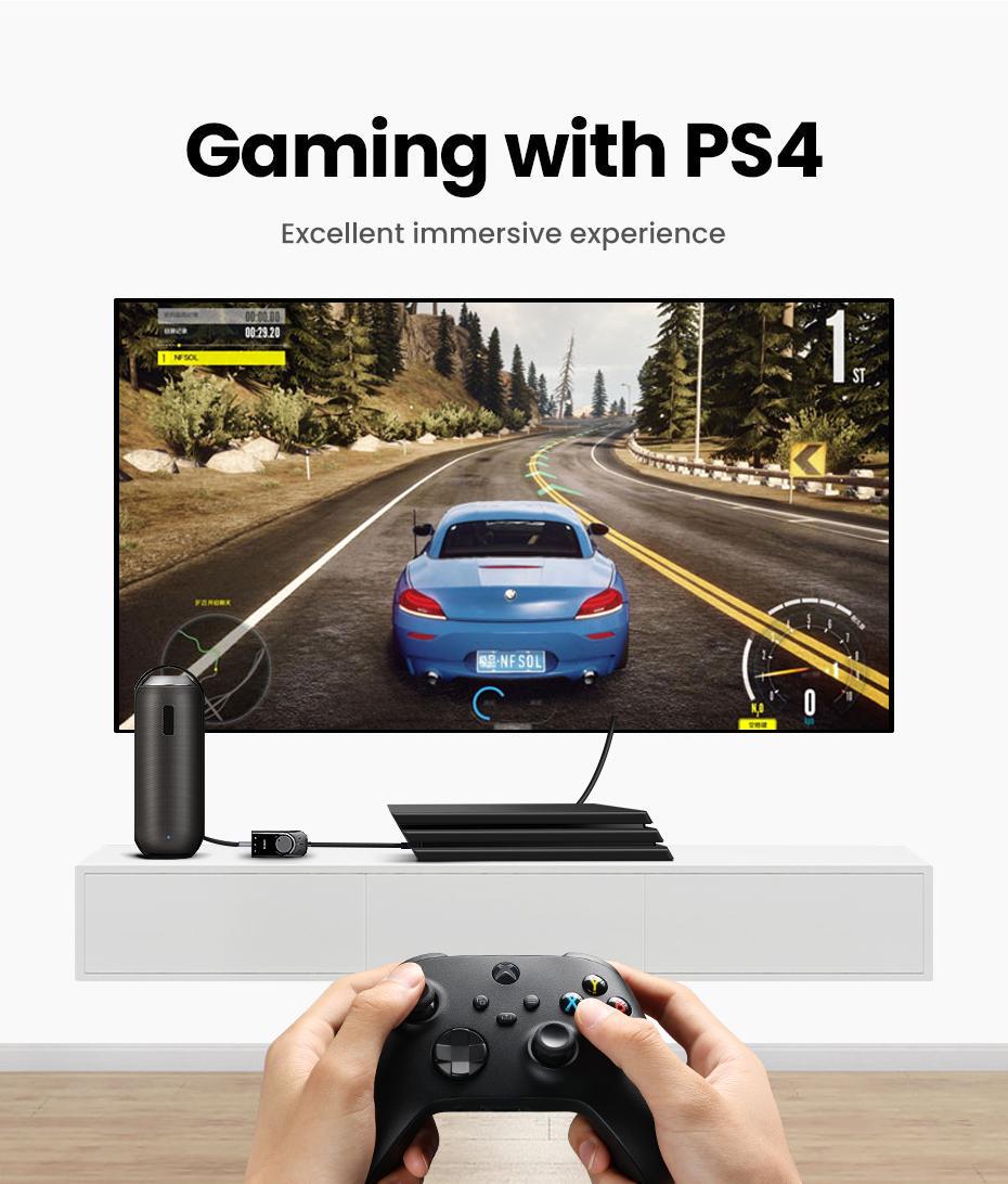 Звукова карта з підтримкою мікрофону UGREEN 0.15м USB-3x 3,5 мм minijack 16 біт/48 кГц TRS AUX з керуванням гучності Чорний (40964) - фото 11 Звукова карта з підтримкою мікрофону UGREEN 0.15м USB-3x 3,5 мм minijack 16 біт/48 кГц TRS AUX з керуванням гучності Чорний (40964) - фото 11