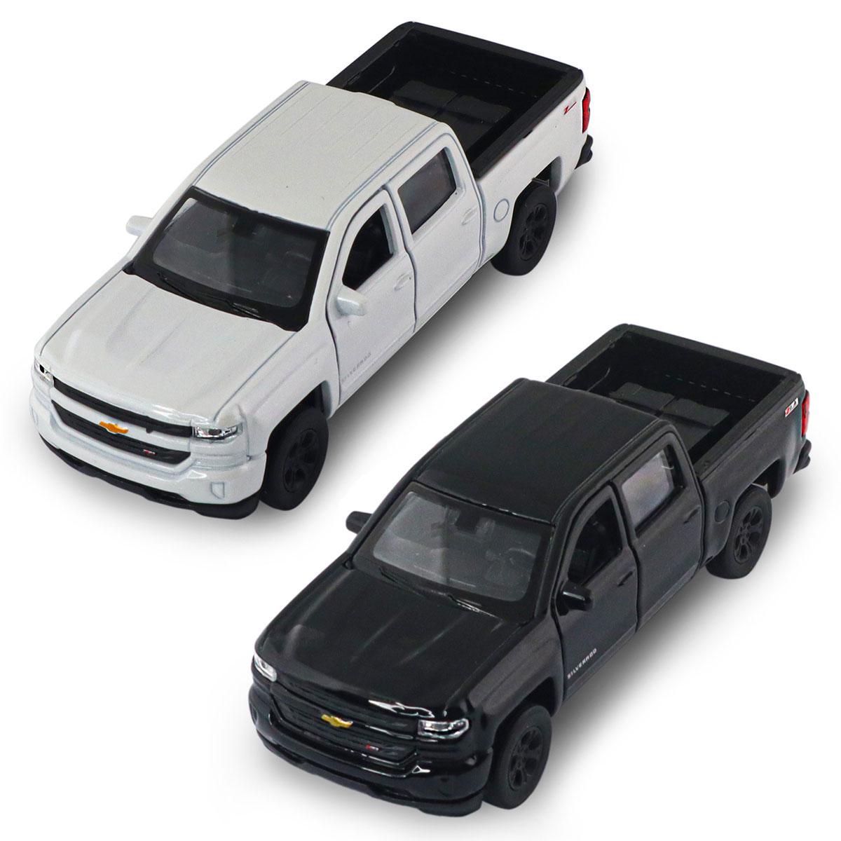 Автомодель игрушечная детская CHEVROLET SilverADO 2017 Перламутровый/Бело-черный Автомодель игрушечная детская CHEVROLET SilverADO 2017 Перламутровый/Бело-черный