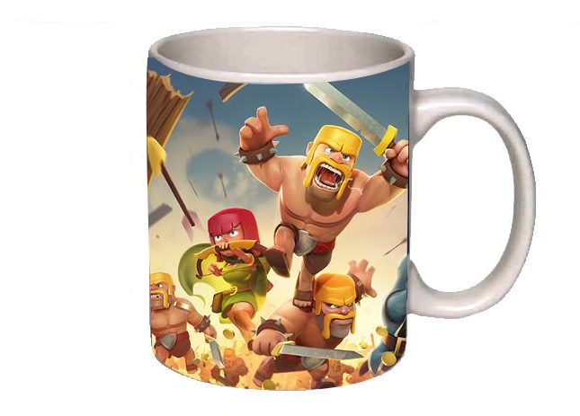 Чашка Clash of Clans Белый (z0633)