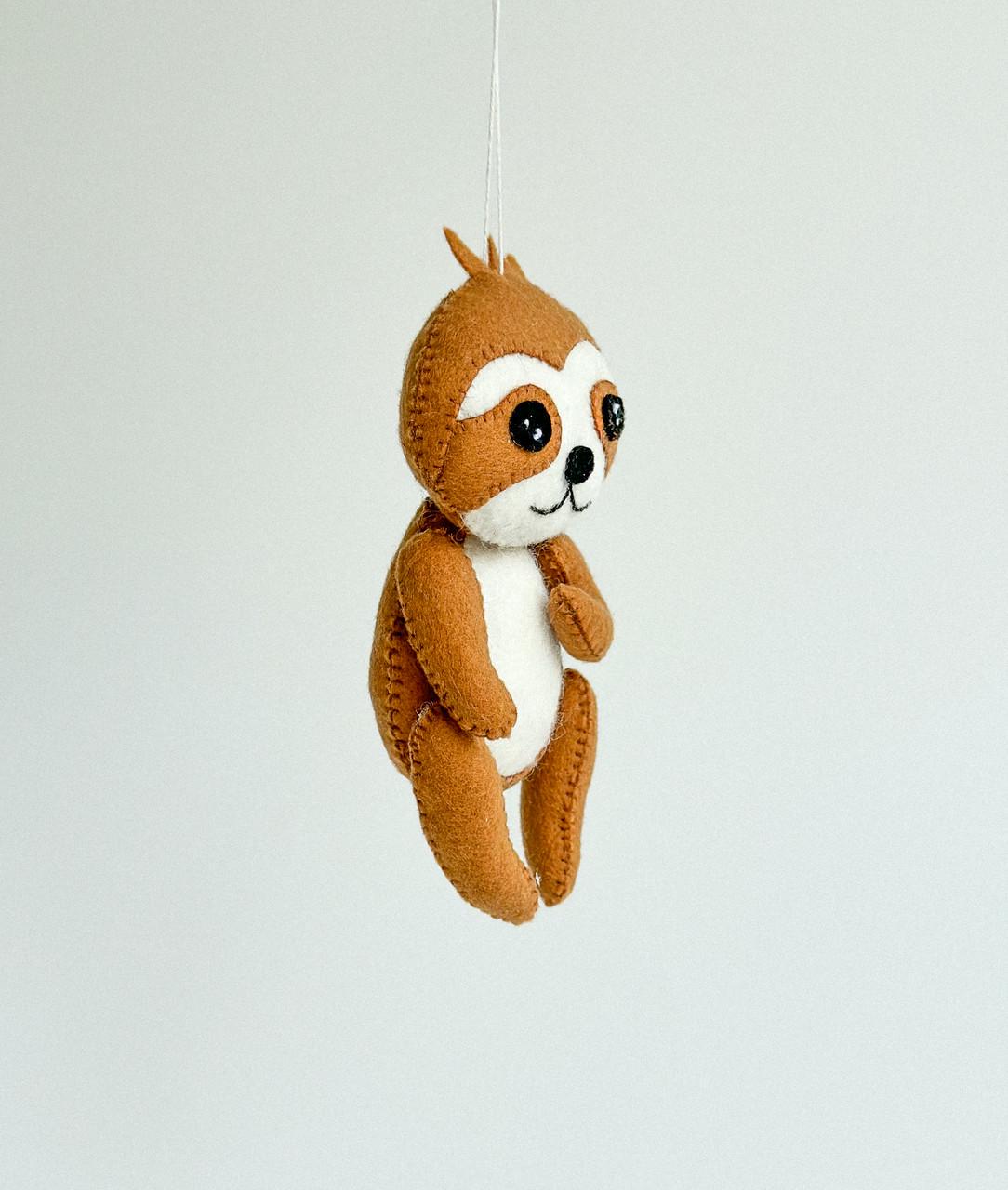 Іграшка з фетру ручної робота Лінивець (28857491) - фото 2 Іграшка з фетру ручної робота Лінивець (28857491) - фото 2