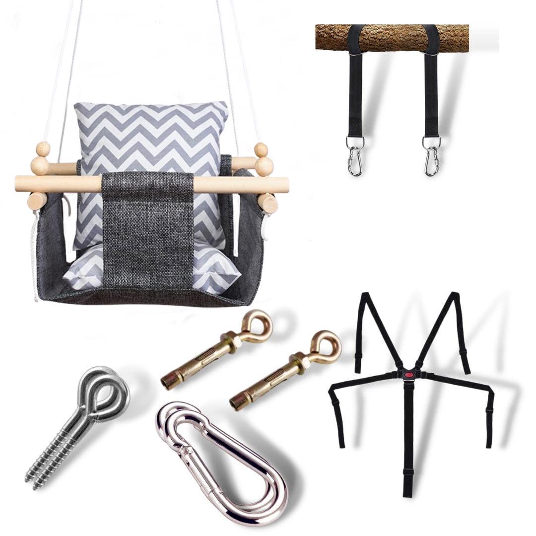 Детская качеля Infancy Зигзаг Графитовый (9675063) Детская качеля Infancy Зигзаг Графитовый (9675063)