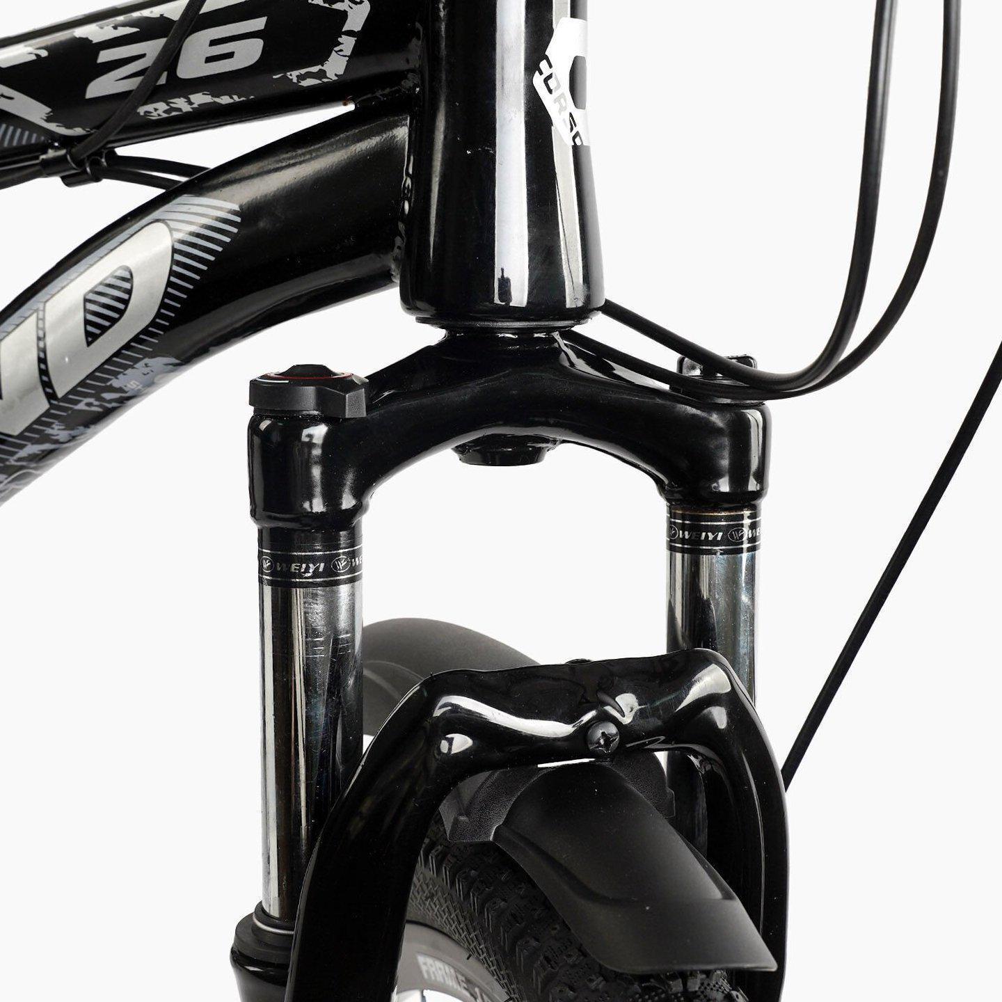 Велосипед горный двухподвесной Corso Rend 26"/15" Черный (799511622) - фото 7 Велосипед горный двухподвесной Corso Rend 26"/15" Черный (799511622) - фото 7