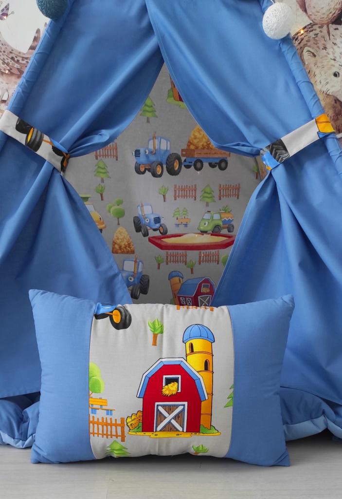 Вігвам для хлопчика Синій трактор Бон Бон (0002221) - фото 5 Вігвам для хлопчика Синій трактор Бон Бон (0002221) - фото 5