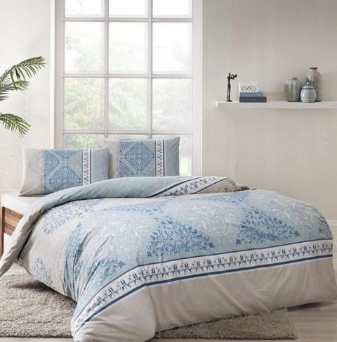 Постельное белье TАС talia-mint Ранфорс Евро Бежевый