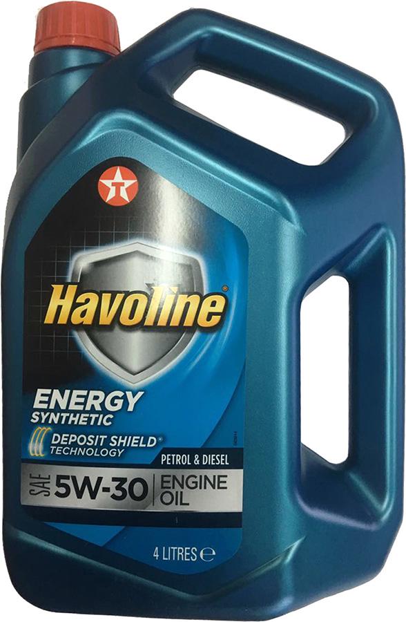 Масло моторное Texaco Havoline Energy 5W30 4 л (78225)