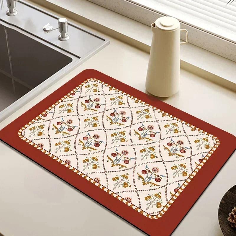 Килимок для сушіння посуду Kitchen Drying Mat протиковзкий 40x50 см (230-10-2222)