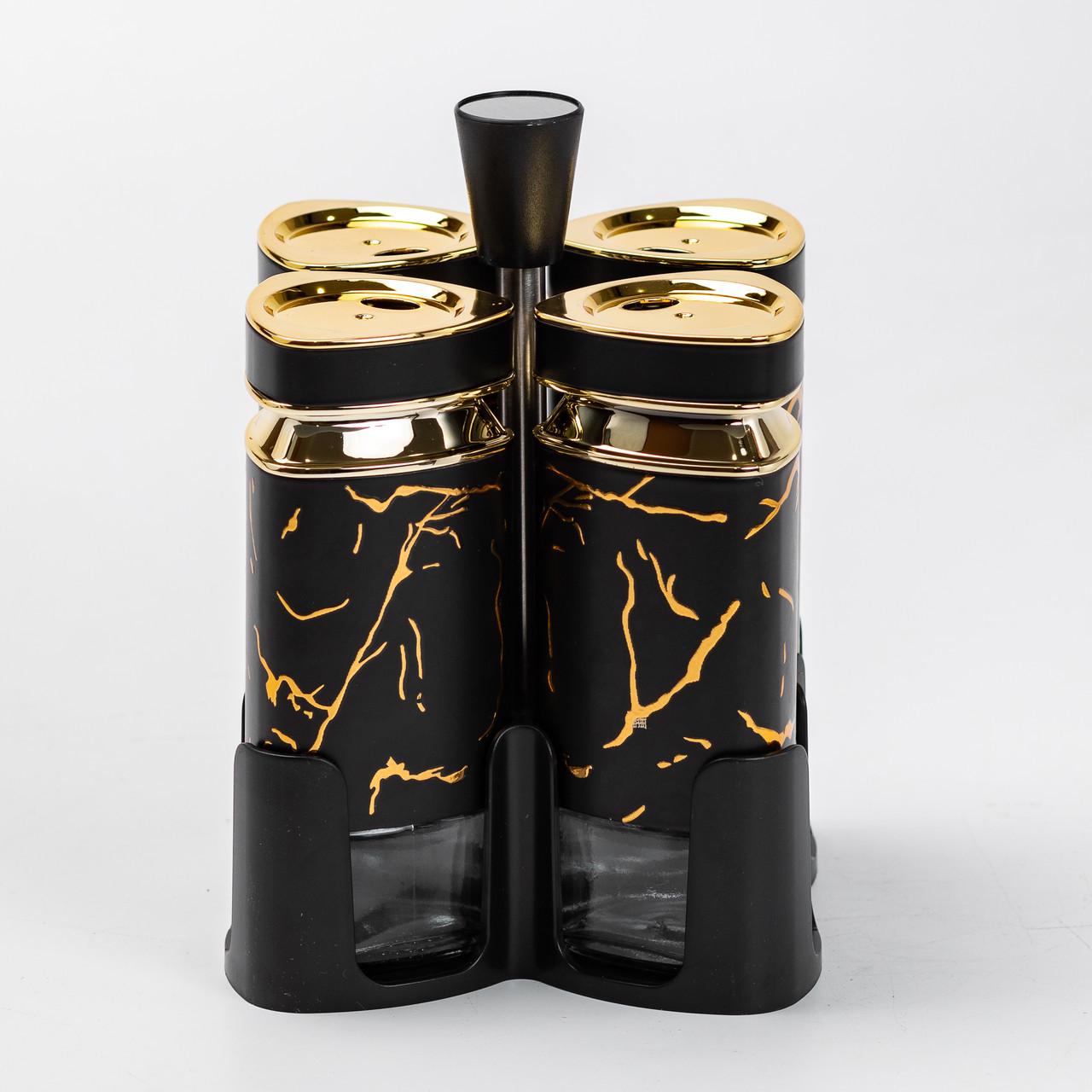 Набір баночок для спецій на підставці 4 шт. по 120 мл - фото 4