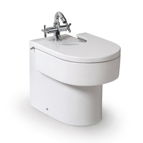 Биде напольное ROCA HAPPENING A357564000 округлое 560x360 мм Белый (ANT-6537)