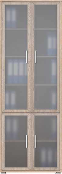 Вітрина Gerbor Офіс-лайн REG4W/79/220 Дуб сонома Вітрина Gerbor Офіс-лайн REG4W/79/220 Дуб сонома