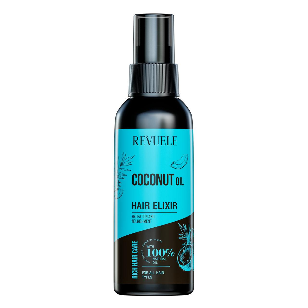 Эликсир для волос Revuele Hair Care с кокосовым маслом 1230 мл