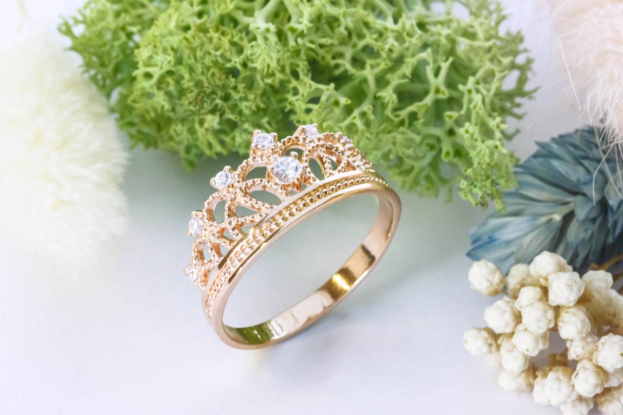 Каблучка золота корона р. 18,5 (2244099226)