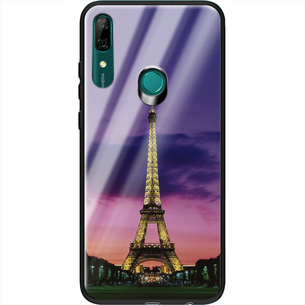 Чохол Boxface Huawei P Smart Z Опівночі в Парижі Чорний силікон зі склом (37381-up964-37725)