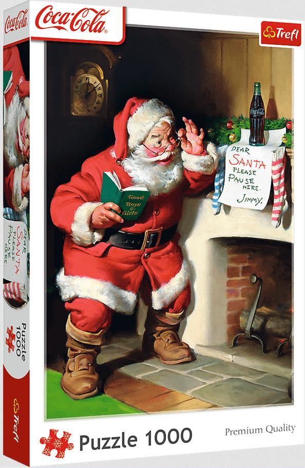 Пазл Trefl Санта-Клаус у камина 1000 эл.