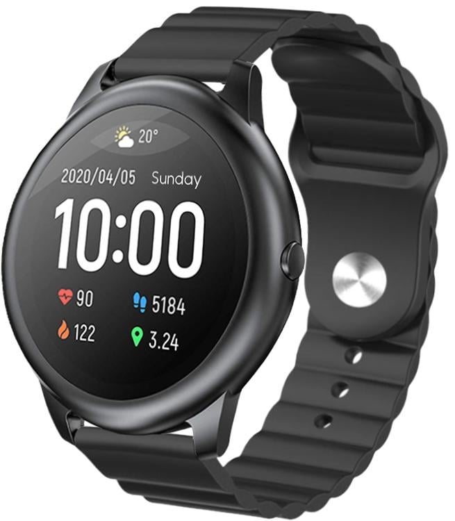 Ремешок Wave для Haylou Smart Watch Solar LS05 Black (19470)