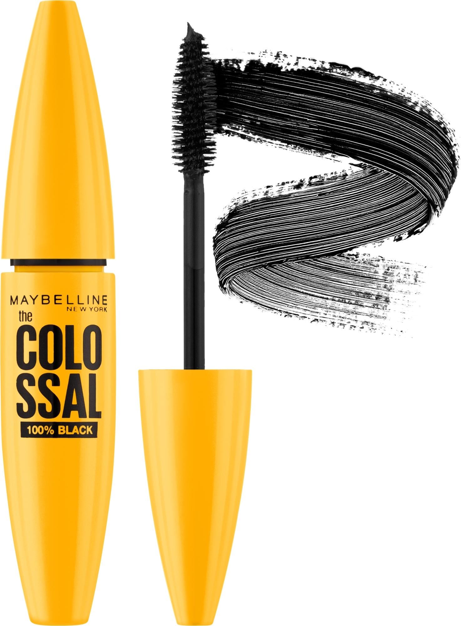 Туш для вій Maybelline Volum Express Colossal 100% Black 10,7 мл Чорний (20359)
