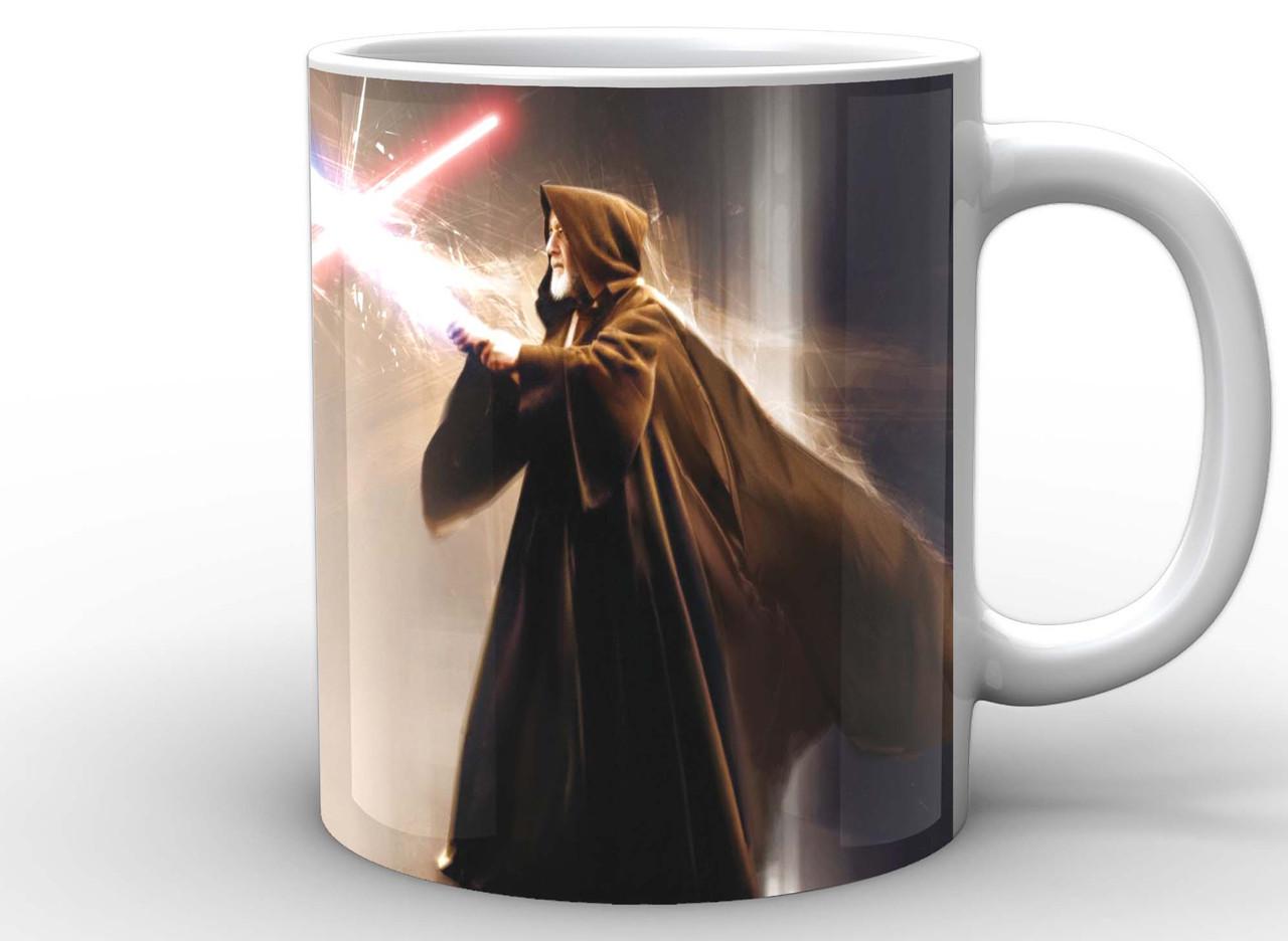 Чашка Geek Land Белый Звёздные войны Star Wars схватка SW.002.10