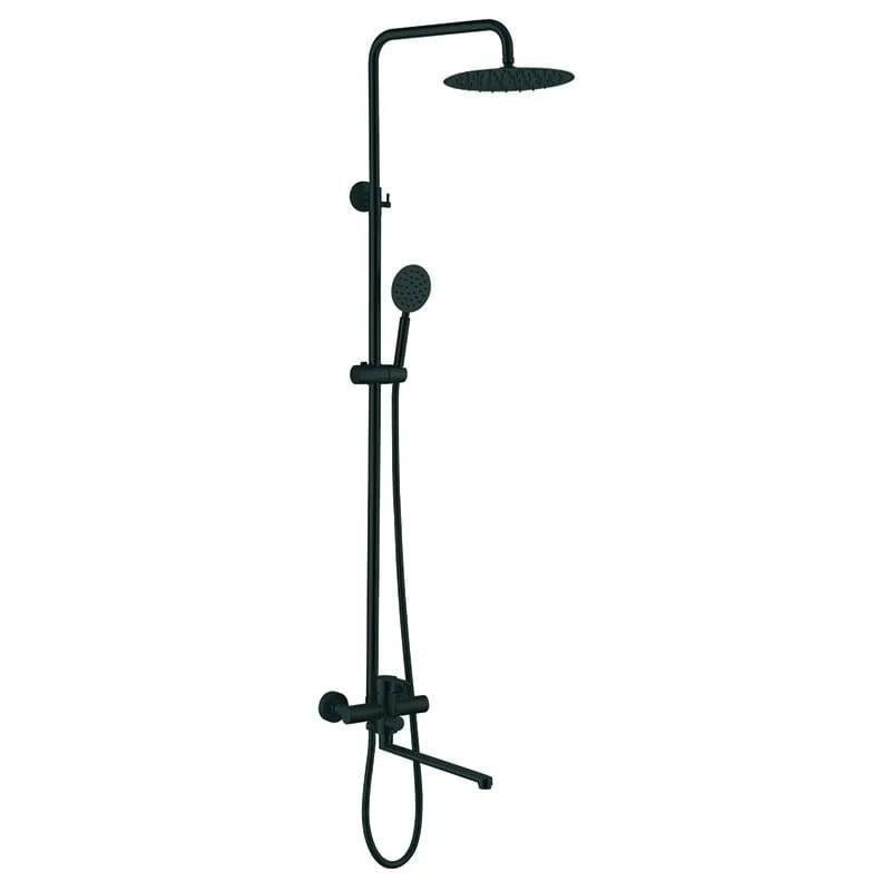 Душевая колонна Zerix DAX-006-J-35cm со смесителем Черный (ZX4829)