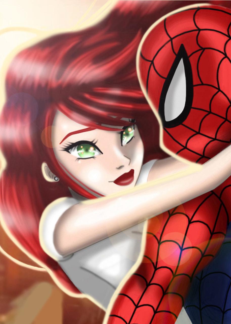 Картина GeekLand Spider-Man Человек-паук и Мери Джейн