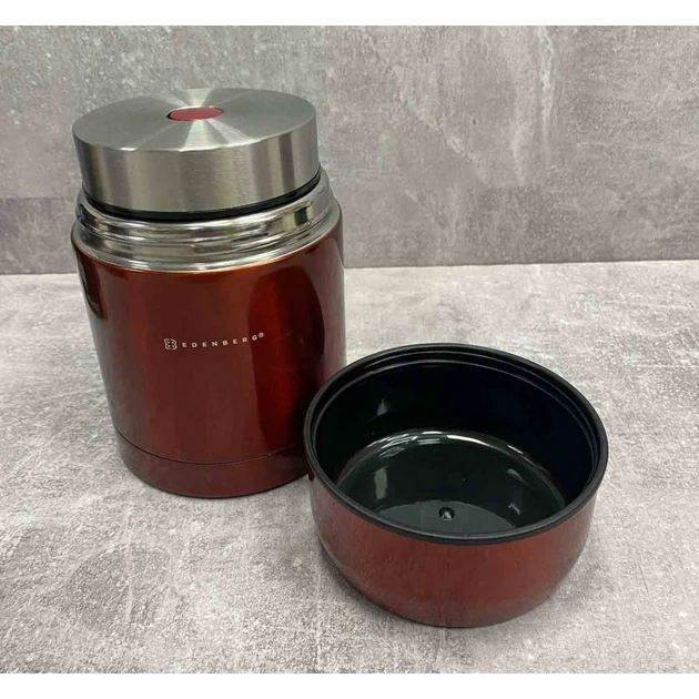 Термос вакуумный металлический Edenberg 500 мл Красный (EB-3508) - фото 3 Термос вакуумный металлический Edenberg 500 мл Красный (EB-3508) - фото 3