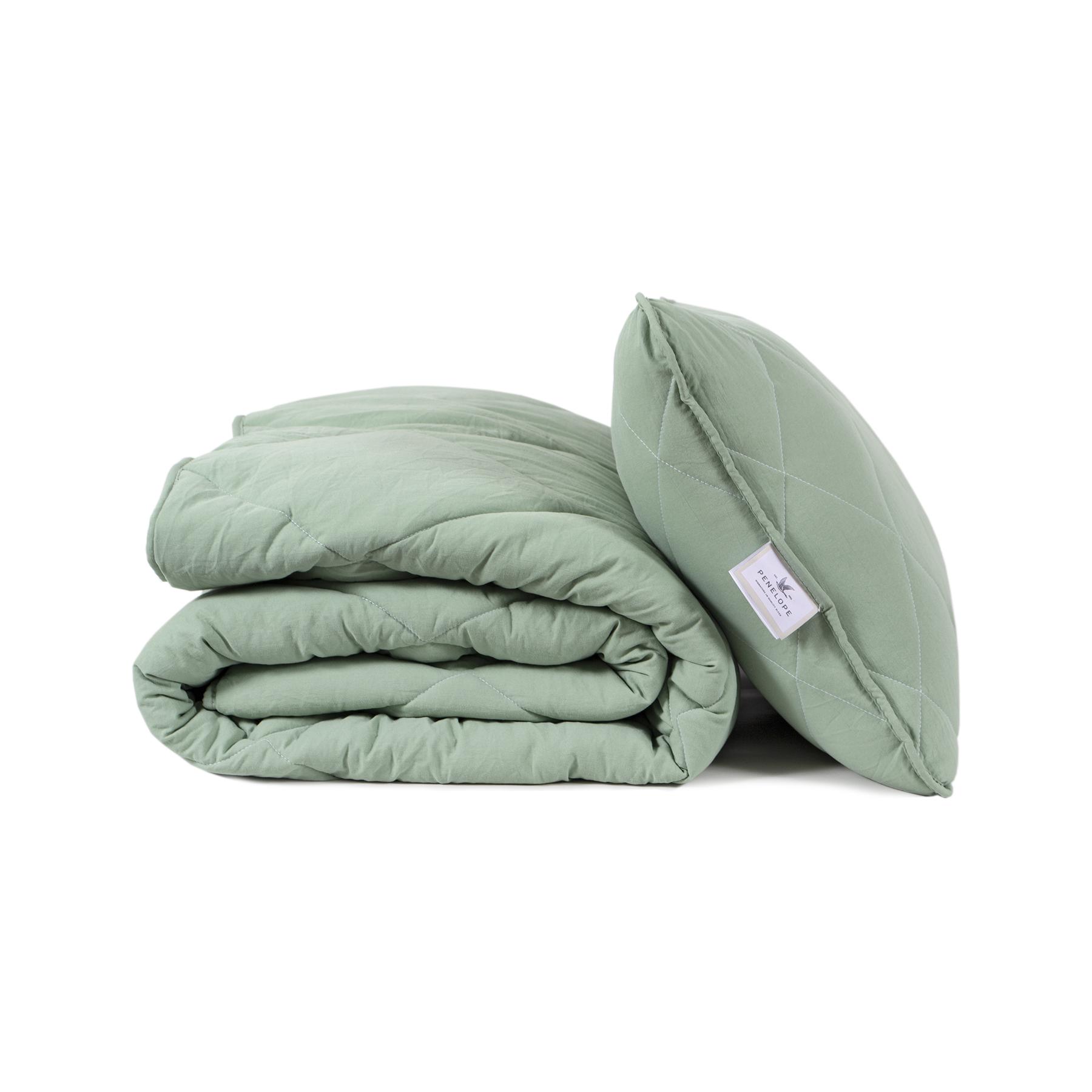 Ковдра з подушкою Penelope Colors in Comfort полуторний Зелений (svt-2000022343497) - фото 9 Ковдра з подушкою Penelope Colors in Comfort полуторний Зелений (svt-2000022343497) - фото 9