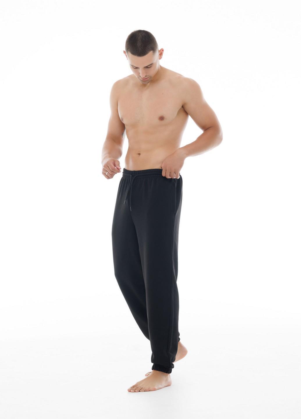 Штаны базовые мужские Наталюкс с карманами трехнитка L Черный (3715173290931) - фото 2 Штаны базовые мужские Наталюкс с карманами трехнитка L Черный (3715173290931) - фото 2